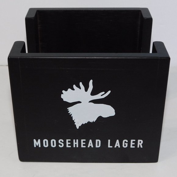 Moosehead Lager Black Napkin Condiment holder - Picture 1 of 6